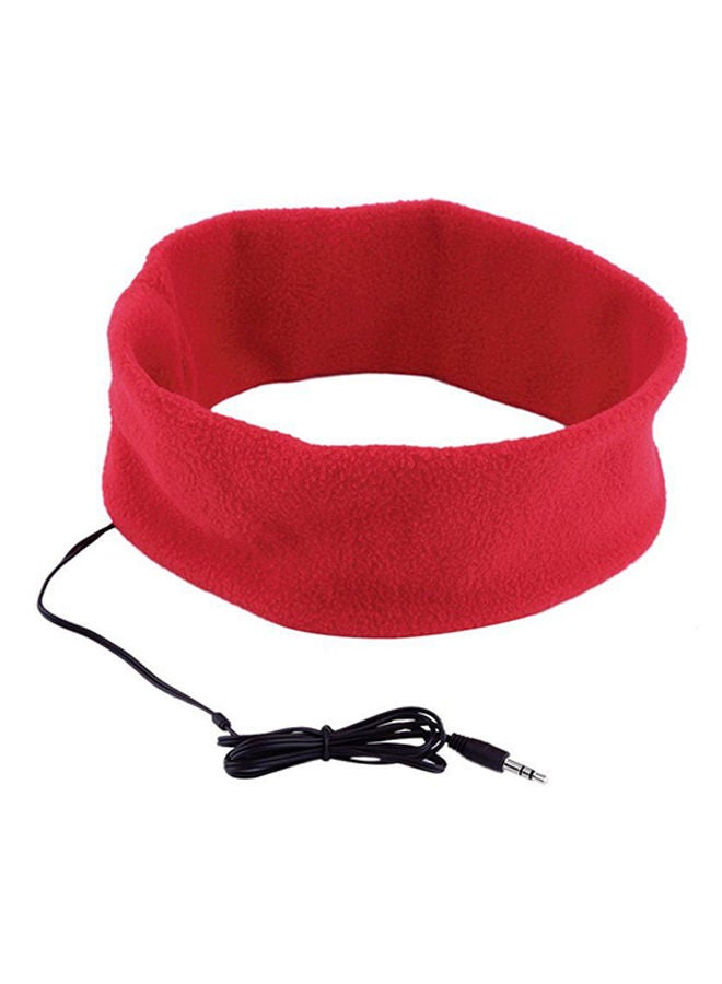 NIBEMINENT Soft Sleeping Wired Headphones Red  - Image 2