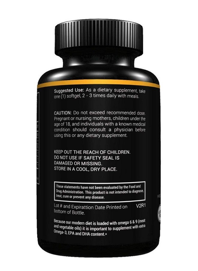 Stellar Labs Omega-3 Fish Oil Supplement - 60 CT LowFODMAP Certified - Image 2