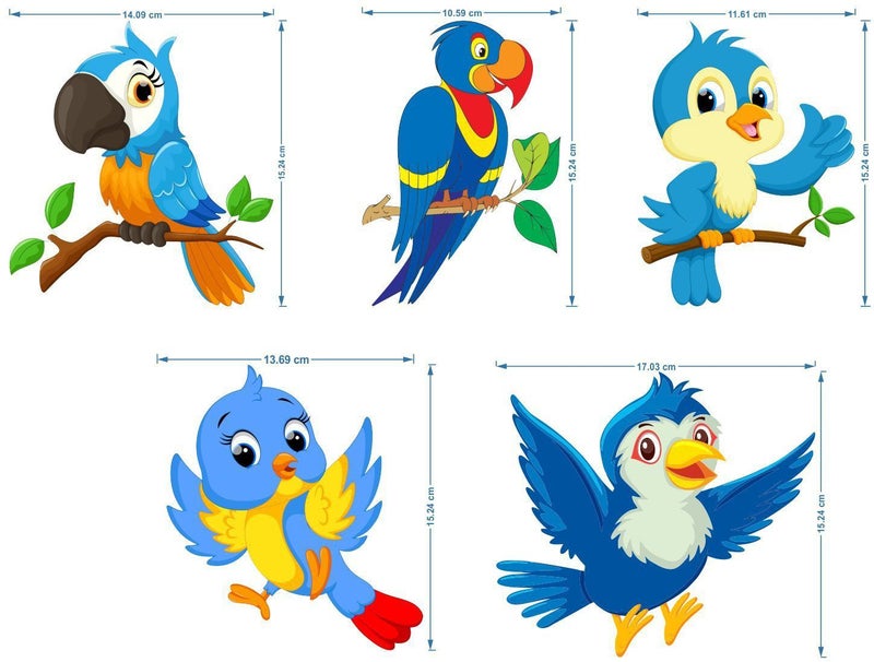 Eja Art ملصق لوحة مفاتيح تويتر طائر عيد الحب - Image 3