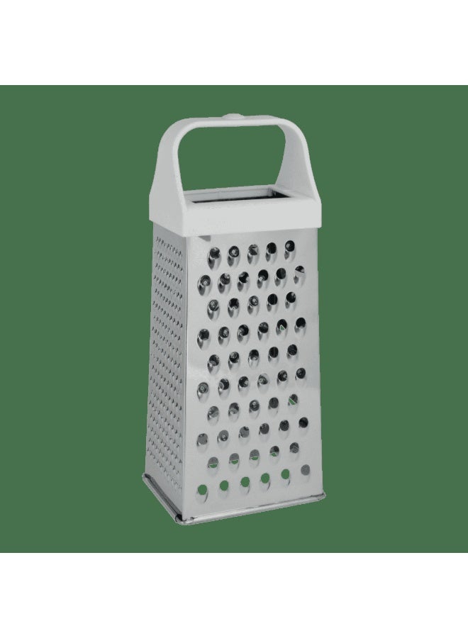 Metaltex مبشرة معدنية من ميتالتكس بأربعة جوانب من الفولاذ المقاوم للصدأ - أداة مطبخ متعددة الاستخدامات (24 سم) - Image 2