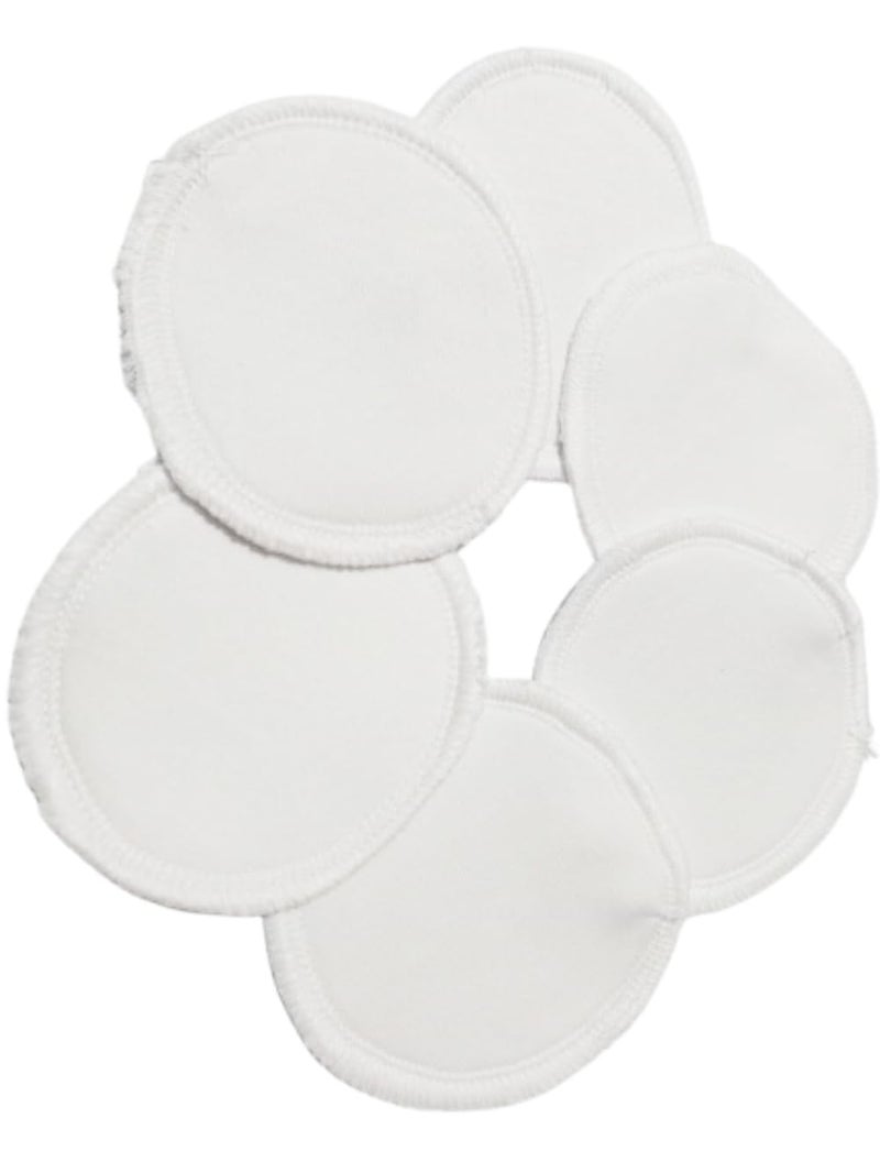 Washable Breast Pads: natural cotton (12 pieces) healthy and safe for your sensitive skin 3 layers leak proof - Image 1