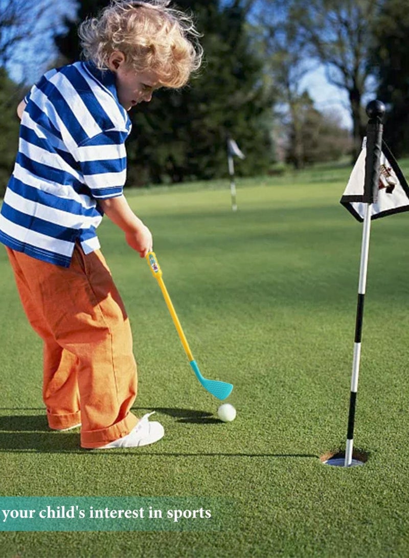 KASTWAVE Kids Golf Club Set - Toddler Golf Ball Game Play Set Sports Toys Gift for Boys Girls 2 3 4 5 6 Year Old - Image 3