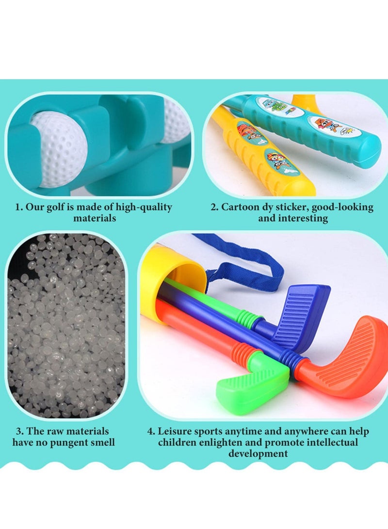 KASTWAVE Kids Golf Club Set - Toddler Golf Ball Game Play Set Sports Toys Gift for Boys Girls 2 3 4 5 6 Year Old - Image 4