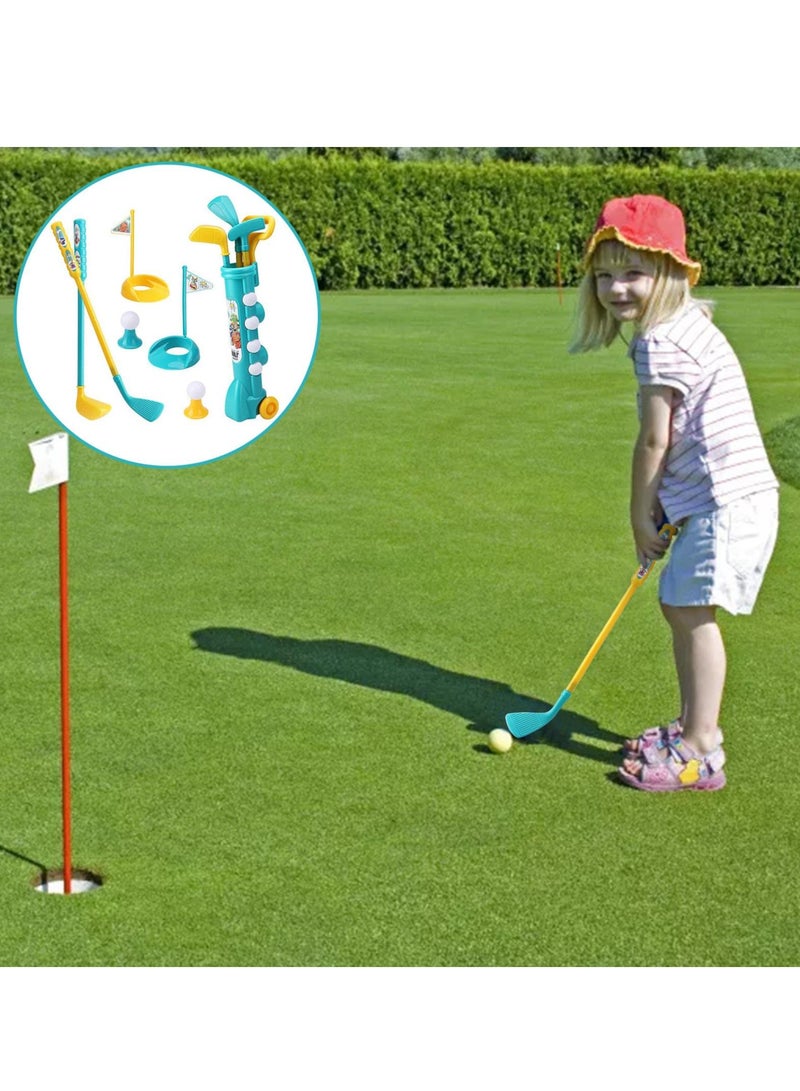 KASTWAVE Kids Golf Club Set - Toddler Golf Ball Game Play Set Sports Toys Gift for Boys Girls 2 3 4 5 6 Year Old - Image 2