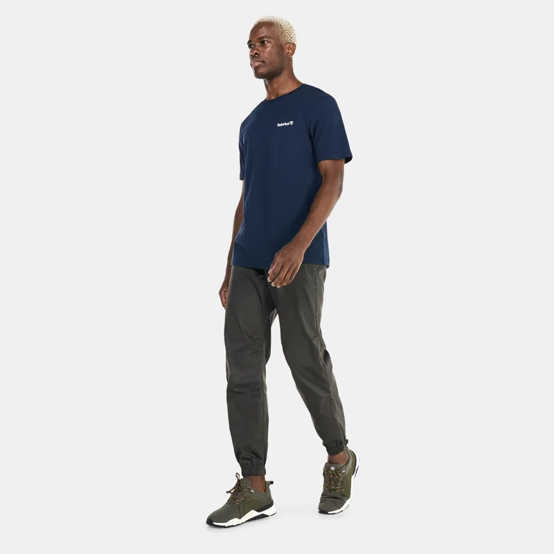 Timberland Men's Small Logo Print Logo T-Shirt
