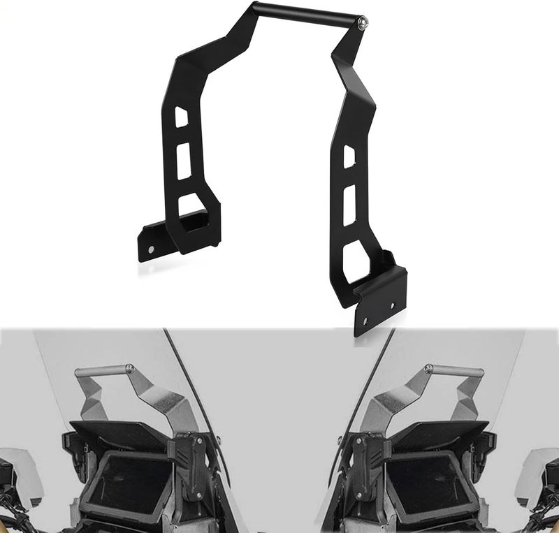 OXLLONE Motorcycle Mobile Phone GPS Navigation Plate Bracket for CRF1100L Africa Twin Adventure Sports 2019-2021 (Black) - Image 1