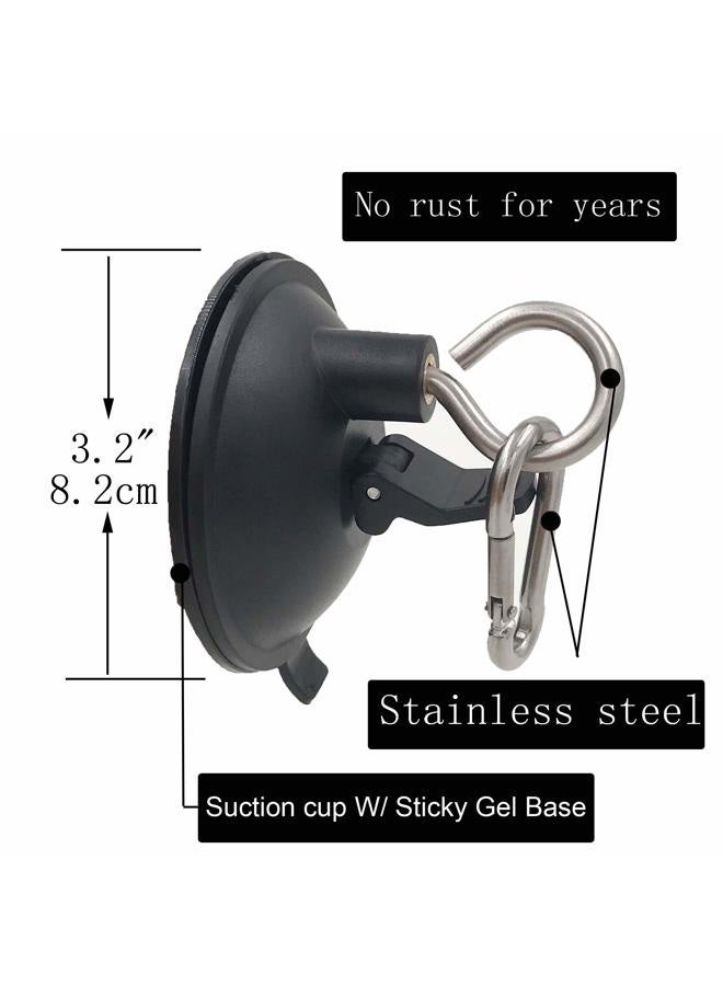 YYST Suction Cup Hook Cleat for Pet Dog & cat Bathtub, Shower & Bathing, Grooming Tether - No Leash - Image 2