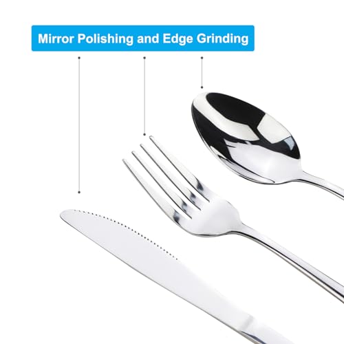 lengnoyp Travel Utensils With Case, Stainless Steel Reusable Portable Utensils Set With Case, Lengnoyp Travel Silverware Set - Image 5