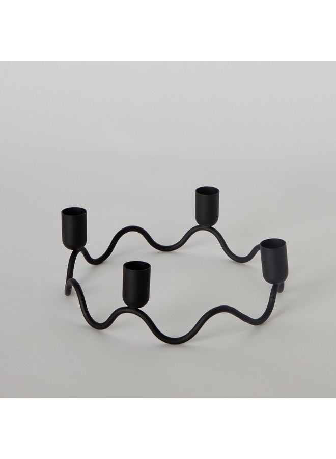 Home Box Calot Metal Multi Taper Candleholder 20 x 20 x 7 cm  - Image 4