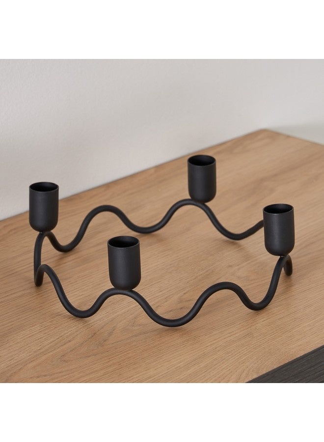 Home Box Calot Metal Multi Taper Candleholder 20 x 20 x 7 cm  - Image 5