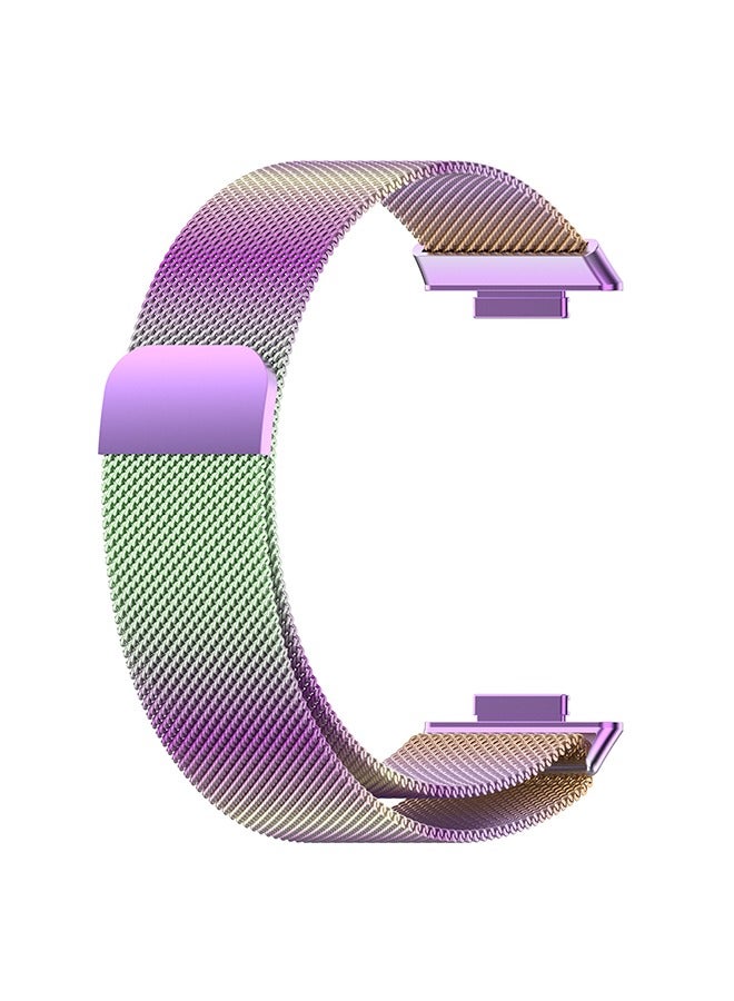 Compatible with HUAWEI Watch Fit2 men's and women's straps, stainless steel magnetic metal wristbands are compatible with colors  - Image 1