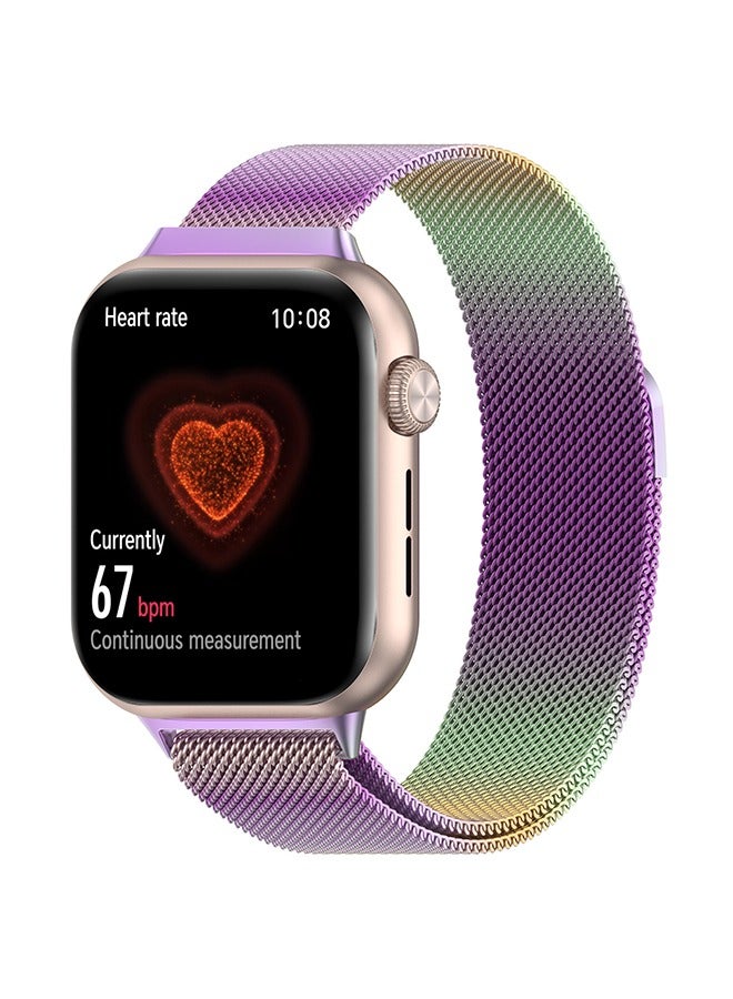 Compatible with HUAWEI Watch Fit2 men's and women's straps, stainless steel magnetic metal wristbands are compatible with colors  - Image 4