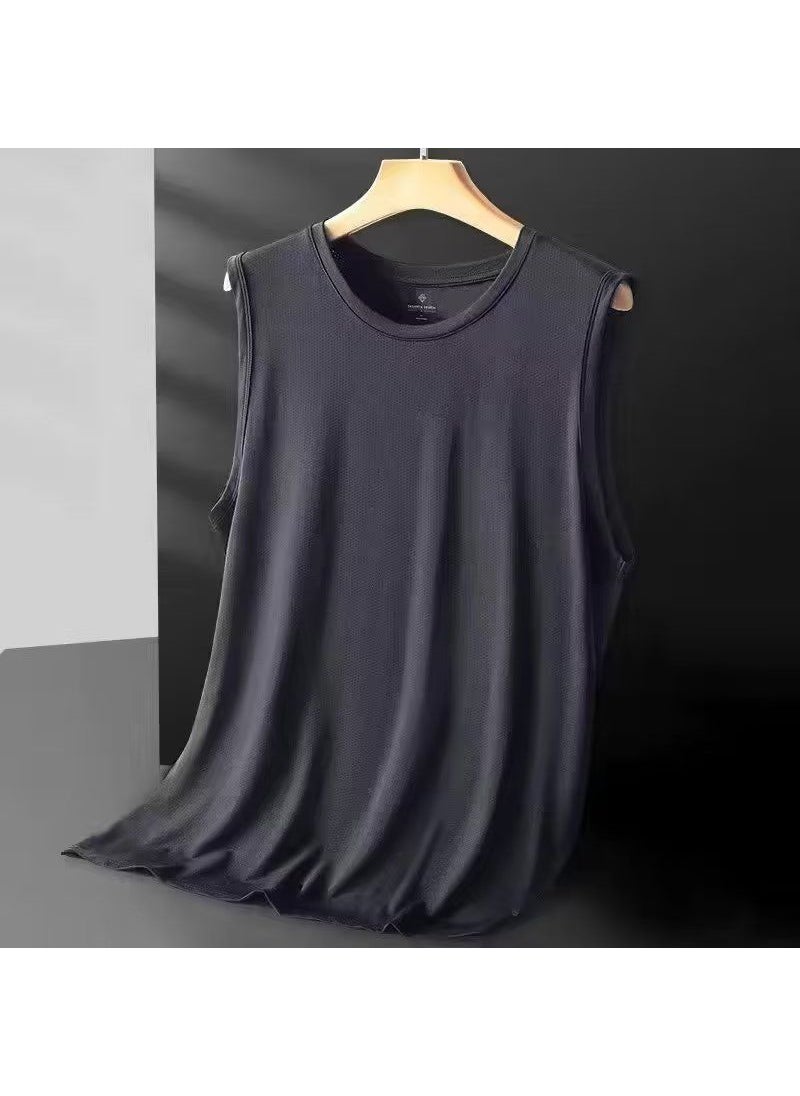 Generic - Mens Summer Mesh Vest Breathable Sleeveless T-Shirt fog blue] - Image 1