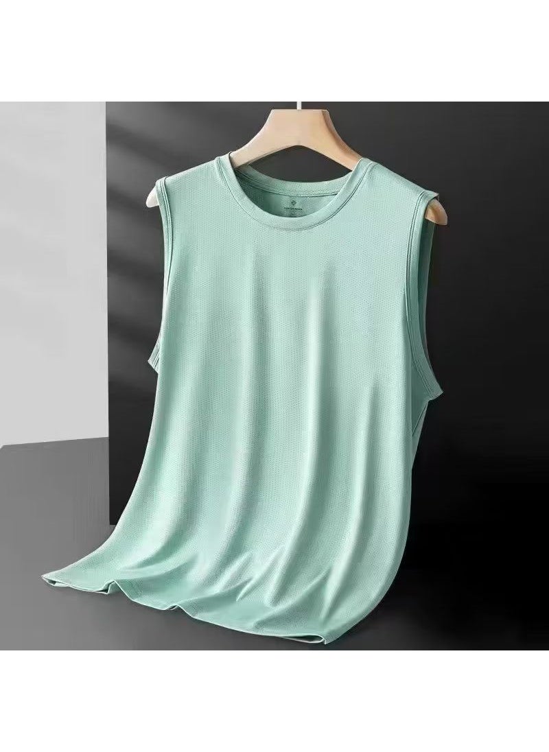 Generic - Mens Summer Mesh Vest Breathable Sleeveless T-Shirt fog blue] - Image 1