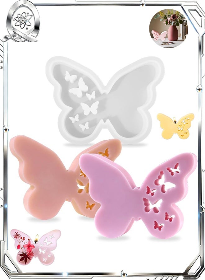 Quantum Silicone Butterfly Molds, Wax Melt & Chocolate Candy Baking Molds, for Candle Making & Handmade Soap - Image 1