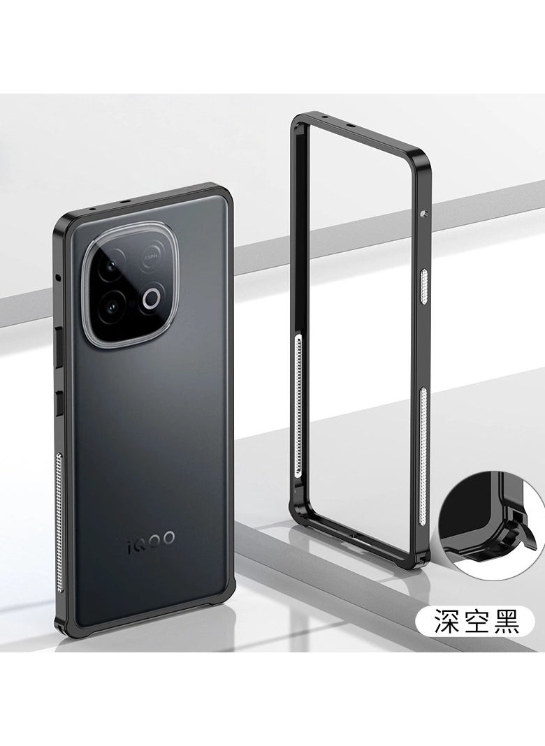 General - Case compatible with iQOO Z10 Turbo, rugged PC frame caseSlim and lightweight shockproof case for iQOO Z10 Turbo - Image 1