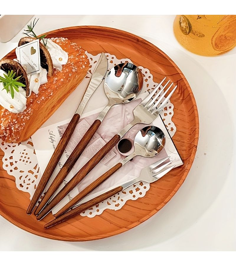 Stainless Steel Silvery Dinner Fork - Image 2