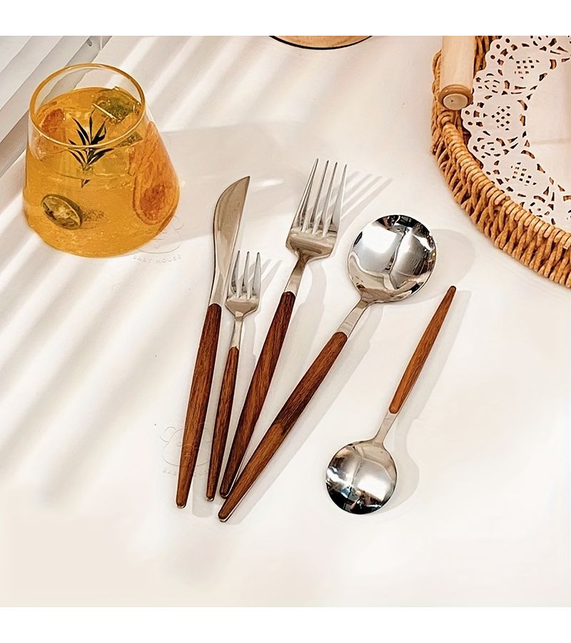 Stainless Steel Silvery Dinner Fork - Image 5