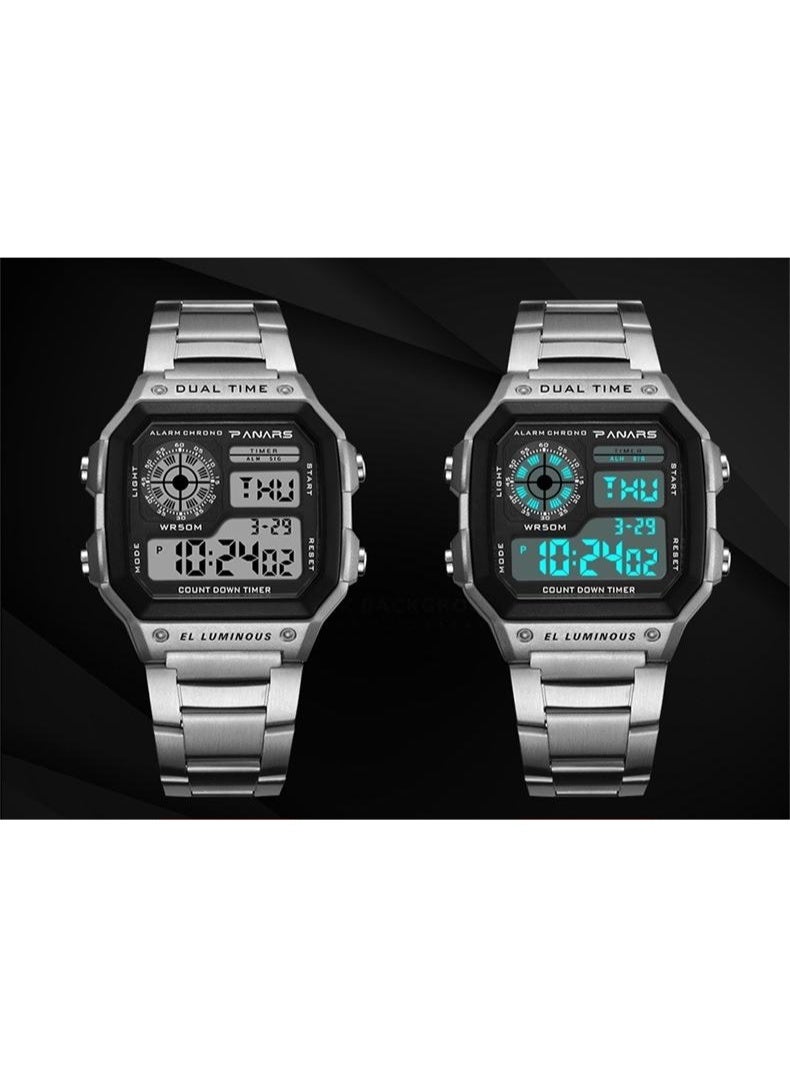 SYNOKE Men's watch boys watch waterproof multi-function sports electronic watch student watch sports watch  - Image 5