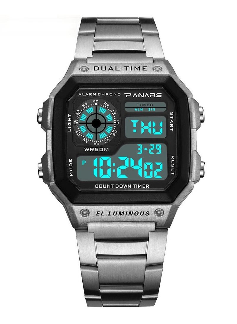 SYNOKE Men's watch boys watch waterproof multi-function sports electronic watch student watch sports watch  - Image 1