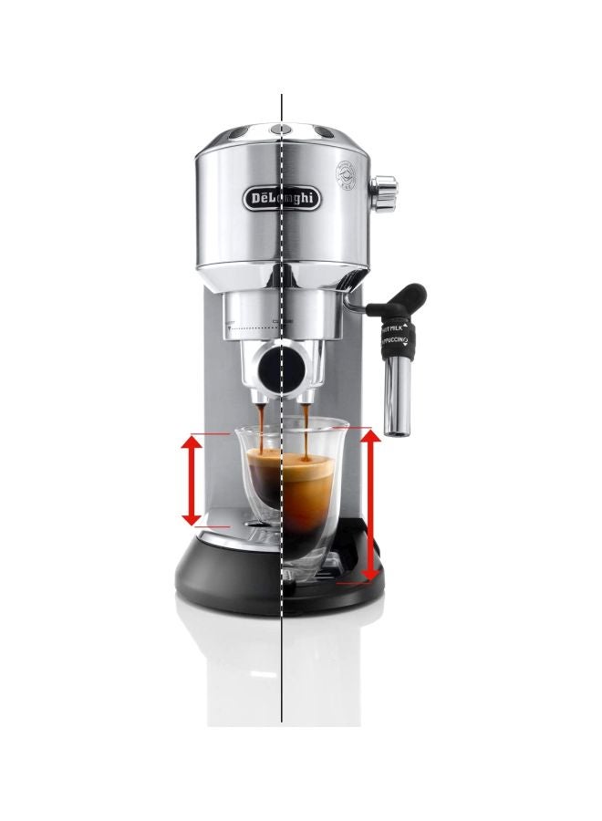 ديلونجي ماكينة صنع إسبريسو بمضخة بقدرة 1300 وات من ديدكا 1.1 L 1300 W 685.M أسود/ فضي - Image 5