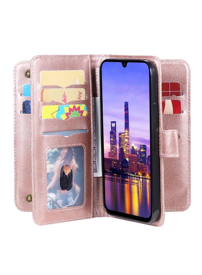 erorex Case For Samsung Galaxy A16 5G Multi-Function Wallet 10 Card Slots Leather Phone Case - Image 5