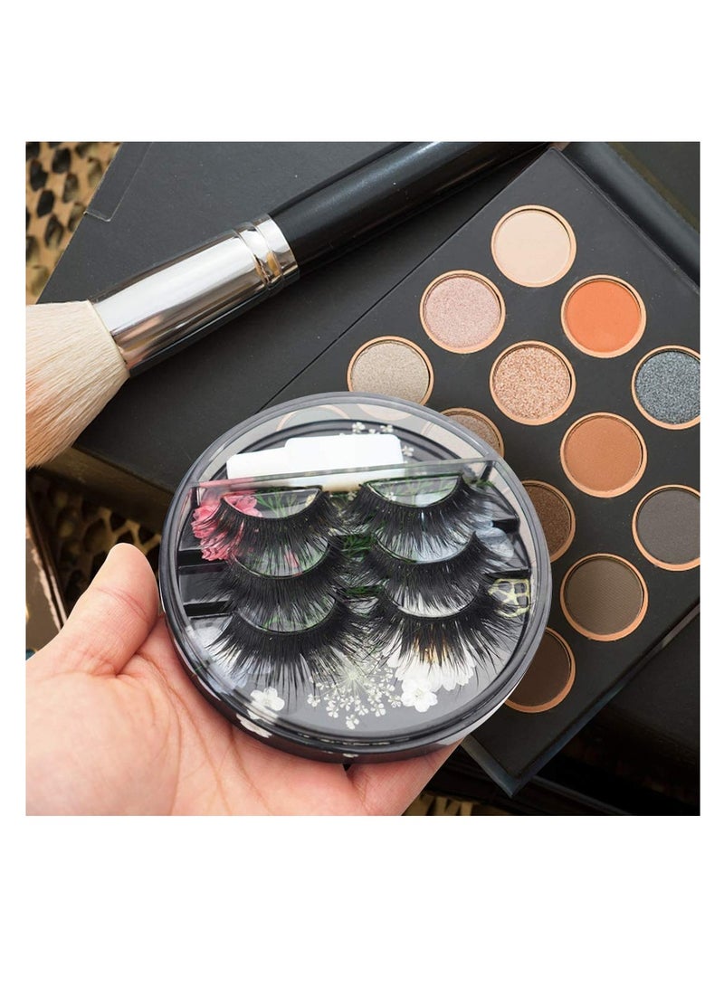 Eyelash Storage Case Resin Mould Set with Lid, Display Tray Epoxy Silicone Casting Moulds for Eyelash Collector Jewelry Holder and Cosmetic Care Container DIY Crafts Storage Box