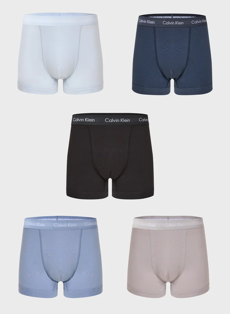 CALVIN KLEIN 5 Pack Logo Trunks