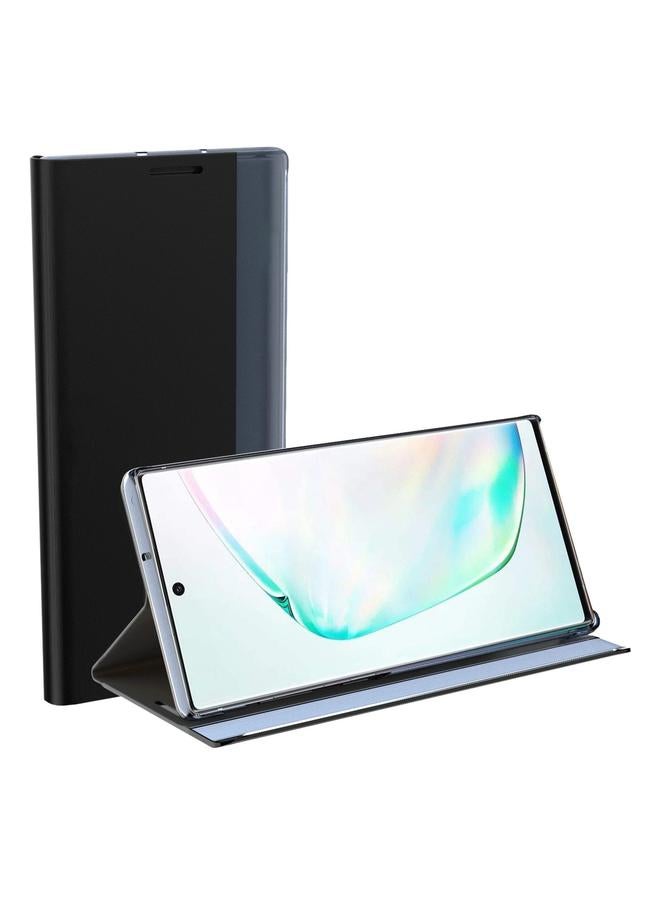 Zaboon Case For Galaxy Note 10 Plus Plain Texture Cloth Attraction Flip Holder Leather Phone Case - Image 5