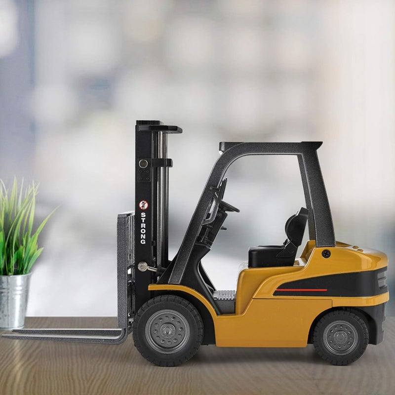 ويوبلز لعبة سيارة رافعة شوكية مصنوعة من سبيكة معدنية بمقياس 1:50، مناسبة للأطفال فوق سن 8 سنوات - Image 3