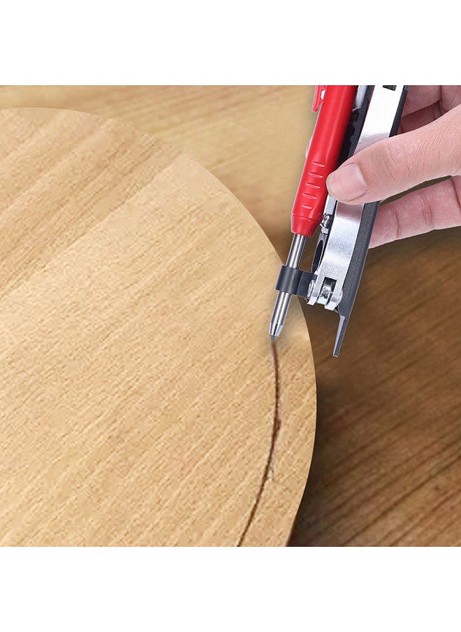 Generic - Portable Woodworking Scribing Tool Multi-function Marking Ruler Home DIY Profiling Straight Arc Irregular Shape Scribing Tool - Image 1
