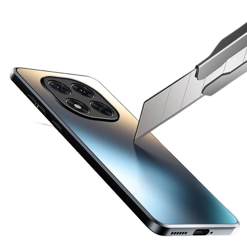 غطاء واقي بTPU + PC باللون Apple من مادة TPU لـ Redmi Note 14 مع مقاوم للبصمات وتغطية كاملة مع ملمس غير لامع مع مقاوم للخدش للتخزين العملي للمدرسة سهل الحمل - Image 4