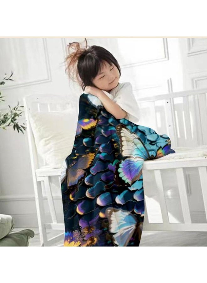 عام بطانية رقيقة من الفانيلا الكرتونية للأطفال والرضع (دافئة ومريحة، ومناسبة للنوم والألعاب) 70 سم * 100 سم - Image 2