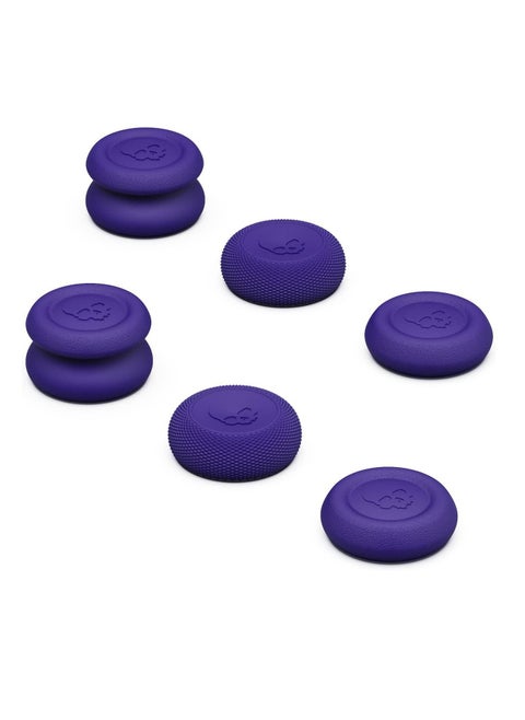 Thumb Grip Caps Set Joystick Cap Analog Stick Cap for Switch Pro Controller,PS5,PS4,Slim,Pro Controller(4Pcs Purple)