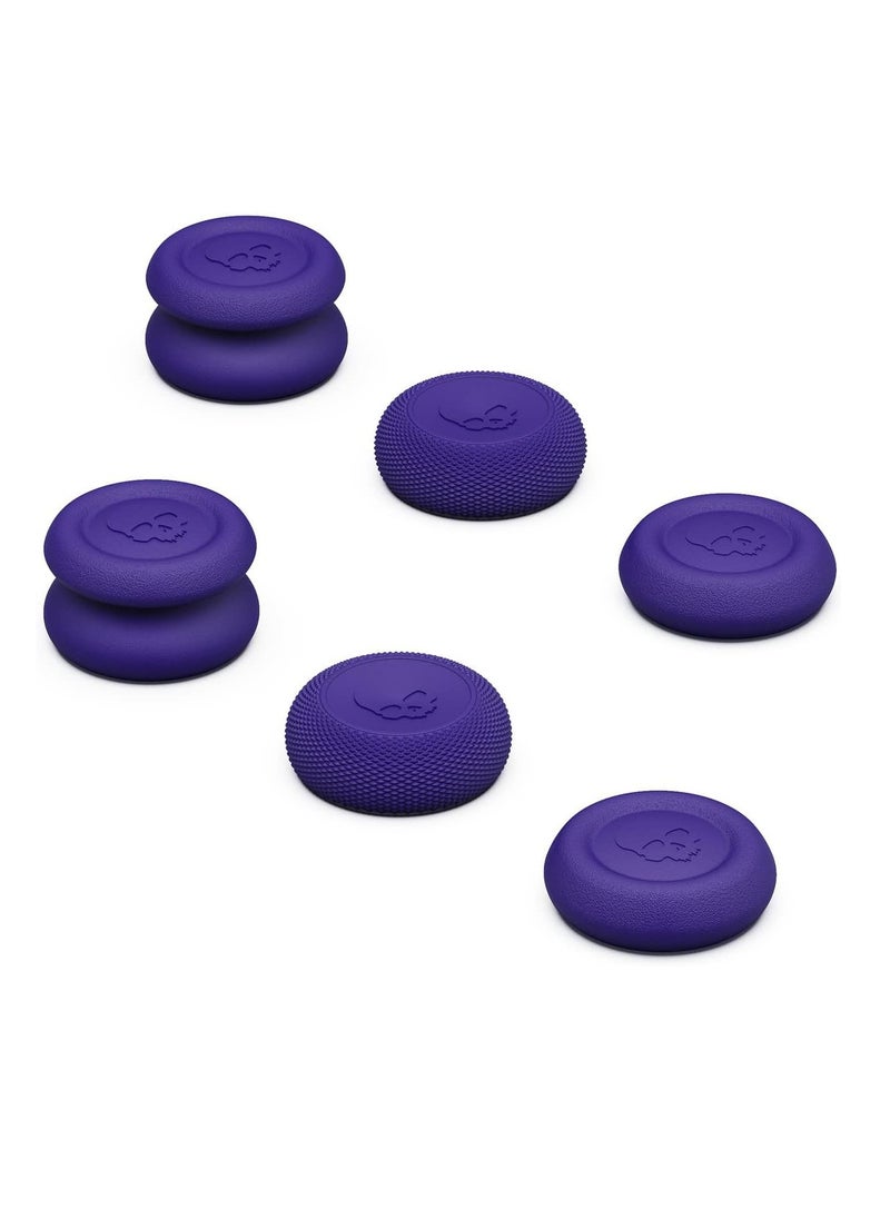 Oasisgalore Thumb Grip Caps Set Joystick Cap Analog Stick Cap for Switch Pro Controller,PS5,PS4,Slim,Pro Controller(4Pcs Purple)  - Image 1