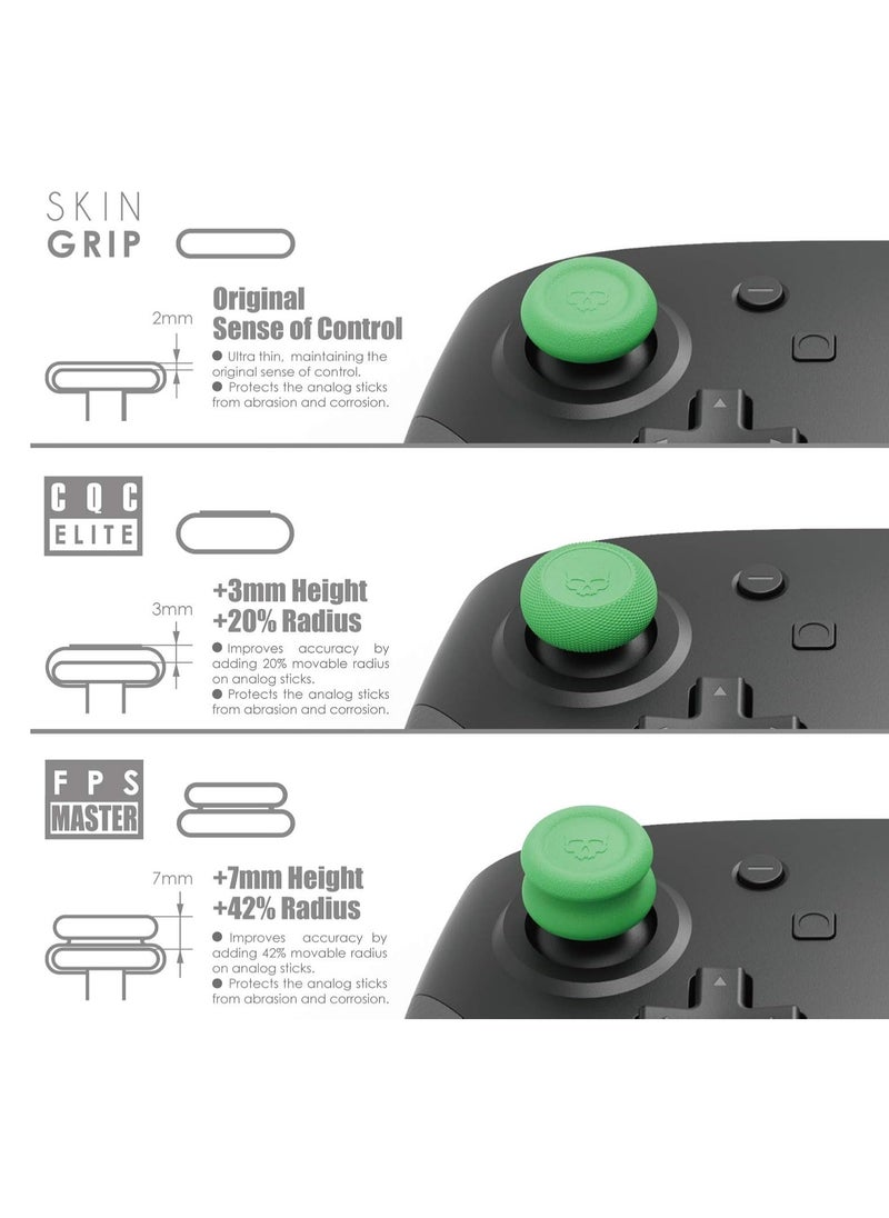 Oasisgalore Thumb Grip Caps Set Joystick Cap Analog Stick Cap for Switch Pro Controller,PS5,PS4,Slim,Pro Controller(4Pcs Purple)  - Image 2