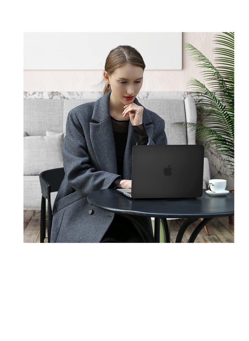 Generic New Case Compatible for MacBook Pro 16 Inch M3 A2991 M2 A2780 M1 A2485 Pro 2024 -2021 Release Plastic Hard Shell Cover for MacBook Pro 16 Inch Color Black  - Image 5