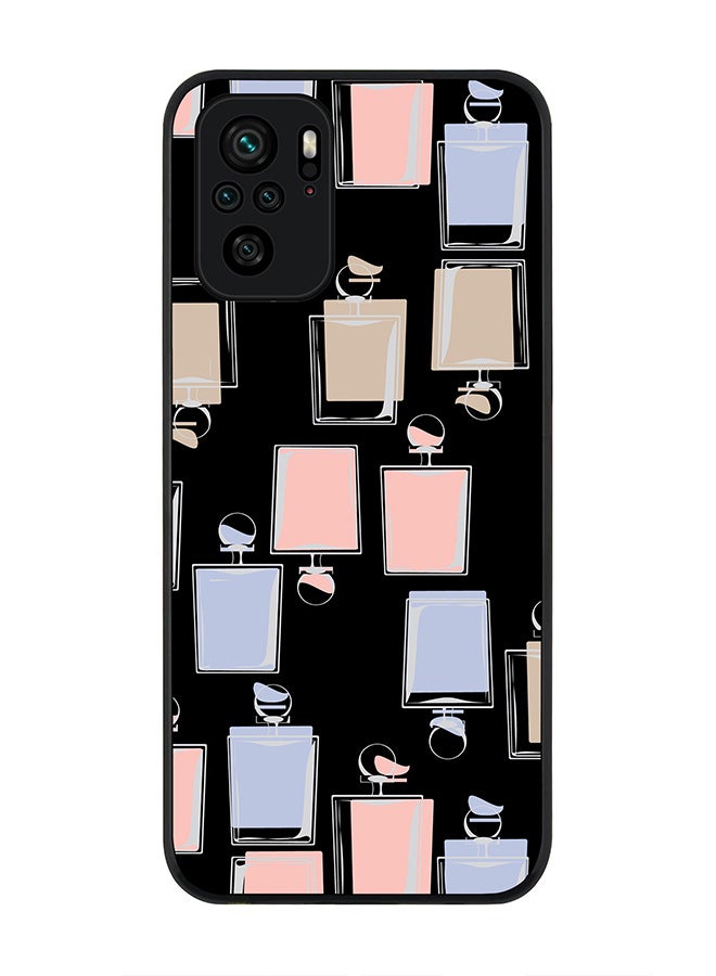 Stylizedd Rugged Black edge case for Xiaomi Poco M5s Slim fit Soft Case Flexible Rubber Edges Anti Drop TPU Gel Thin Cover - Fragrant Perfume - Image 1