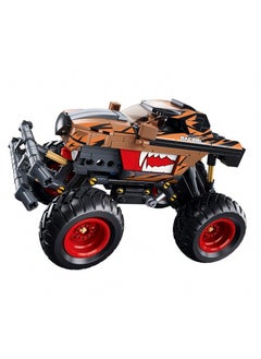 Sluban Sluban - Power Bricks Wind-up Bigfoot Orange & Black Racing 269 Pieces - M38-B1160  - Image 3