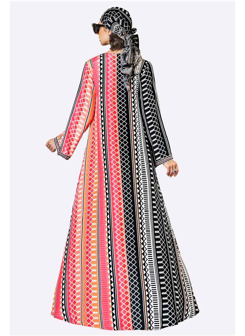 سارة أرابيا سارة أرابيا جلابية مزدوجة اللون  - Image 2