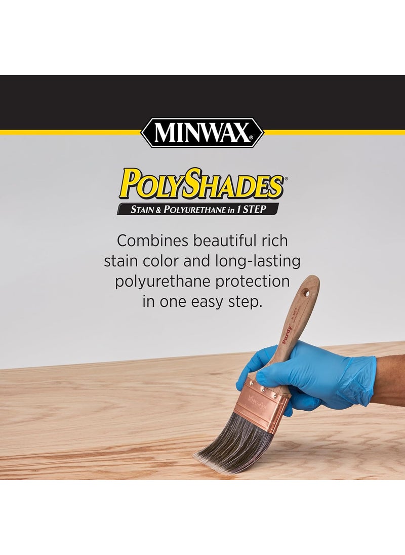 Minwax 1 qt Minwax 61475 American Chestnut PolyShades Wood Stain And Polyurethane Gloss  - Image 4