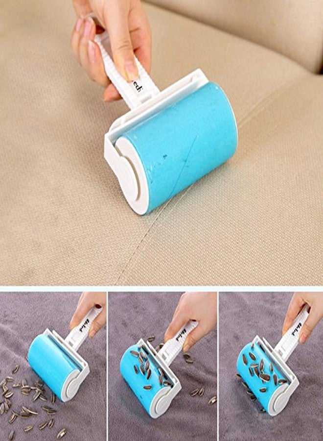 iLifeTech Reusable Sticky Picker Set Cleaner Lint Roller Pet Hair Remover Brush, Blue - Image 2