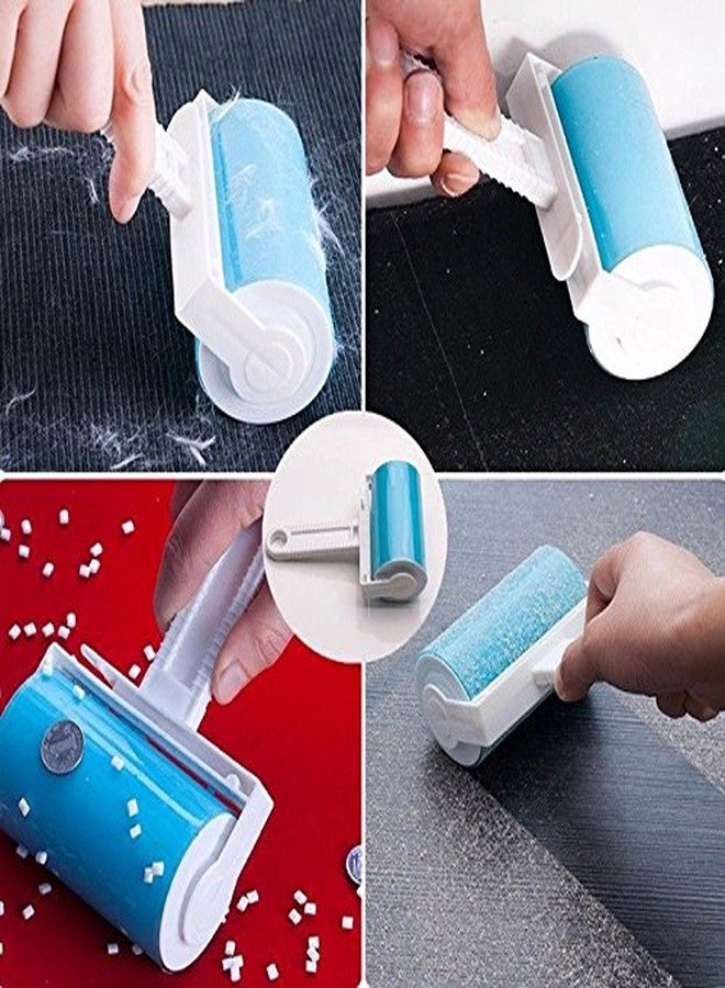 iLifeTech Reusable Sticky Picker Set Cleaner Lint Roller Pet Hair Remover Brush, Blue - Image 3