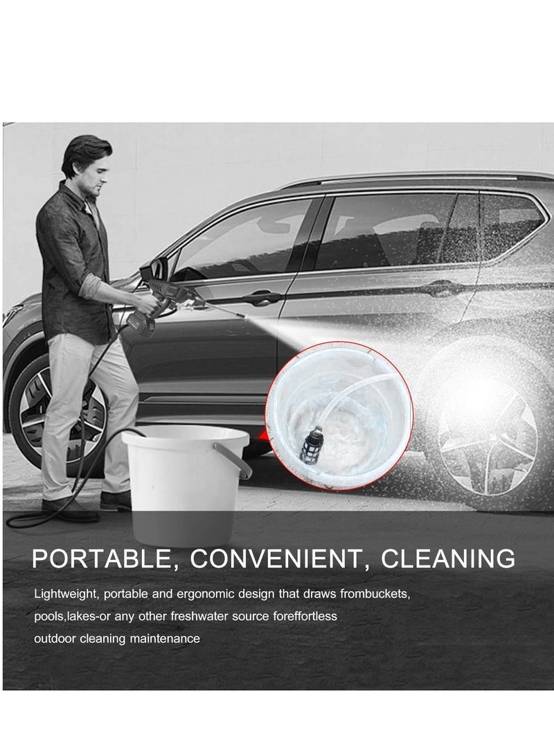 48V Cordless Portable High Pressure Electric Cleaner Machine, Black - Image 5