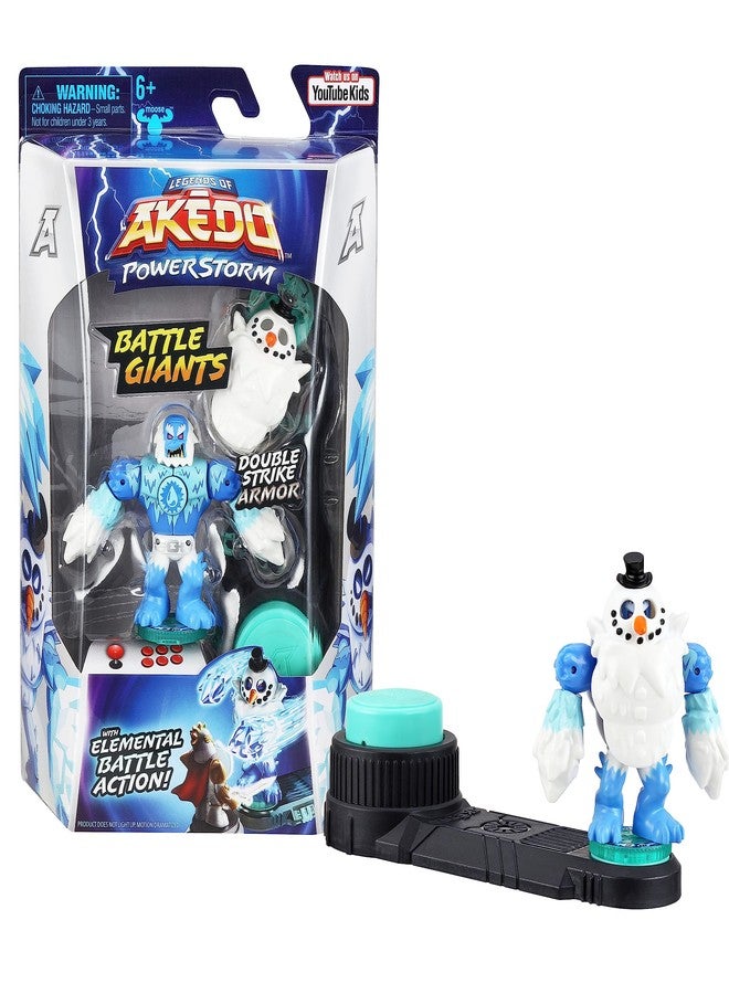 Akedo Legends of Powerstorm | Battle Giant Shatterclaw | Mini Battling Action Figure with Double Strike Armor | Ready, Fight, Split Strike. - Image 1