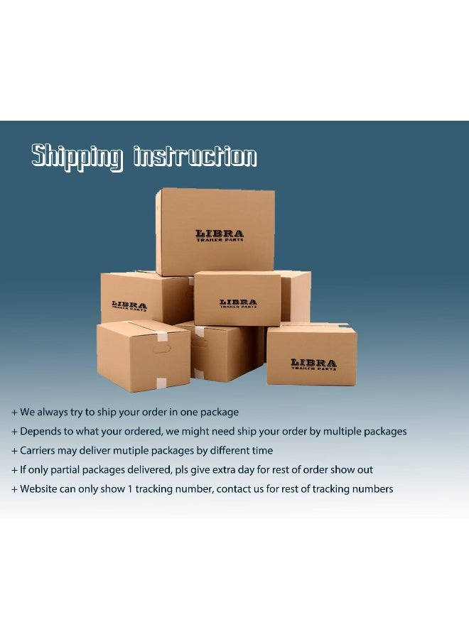 Libra مجموعة LIBRA من 4 مصابيح LED دائرية حمراء 4" - 24003 - Image 2