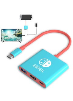 Generic Switch Dock for Nintendo Switch Docking Station,Portable Switch TV Dock Adapter Compatible Nintendo Switch/Switch OLED Support Switch TV Dock Mode with HDMI2.0, Replacement Travel Dock for Switch  - Image 1