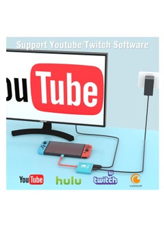 Generic Switch Dock for Nintendo Switch Docking Station,Portable Switch TV Dock Adapter Compatible Nintendo Switch/Switch OLED Support Switch TV Dock Mode with HDMI2.0, Replacement Travel Dock for Switch  - Image 4