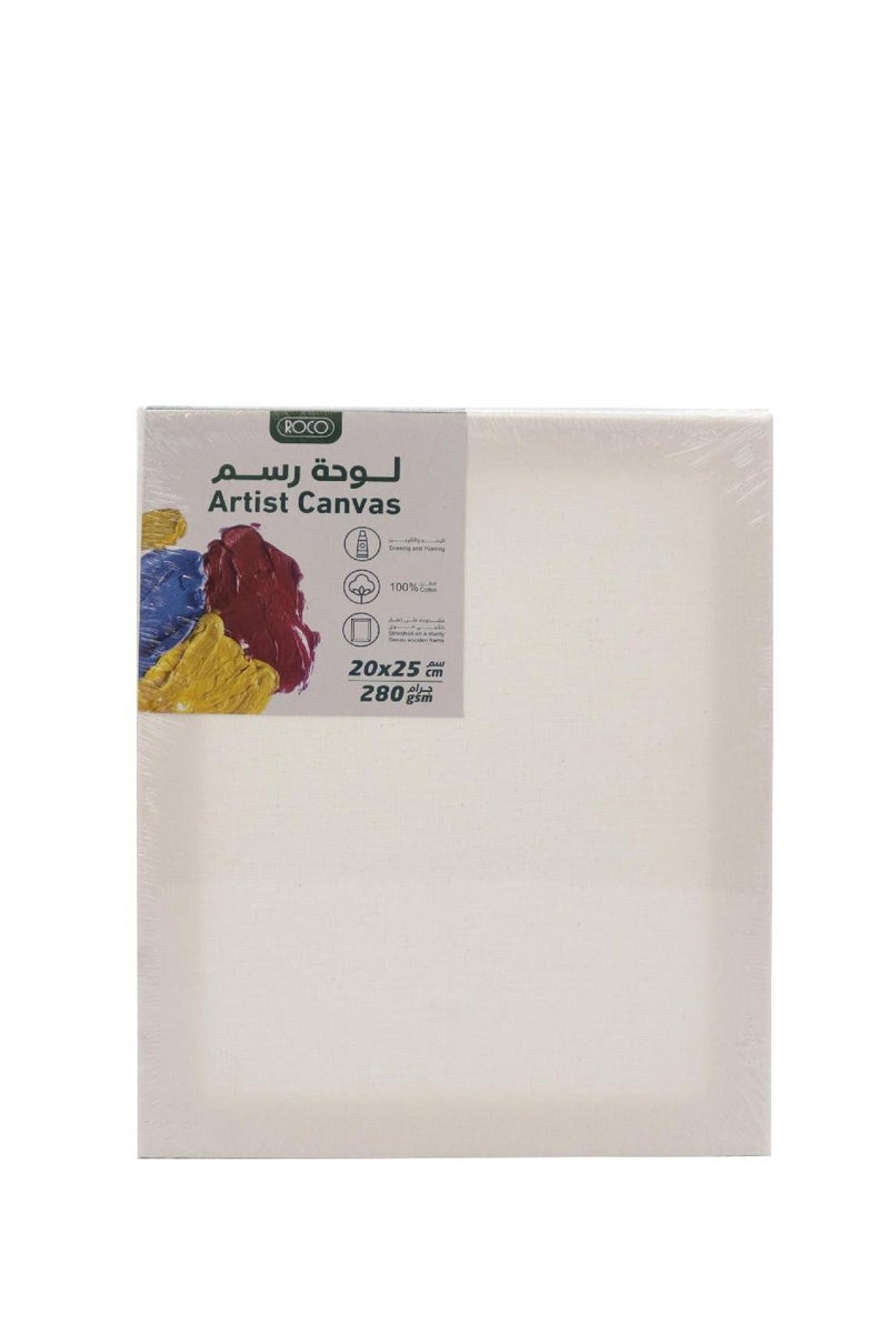 ROCO Stretched Canvas Rectangle Rough Finish20 X 25 cm