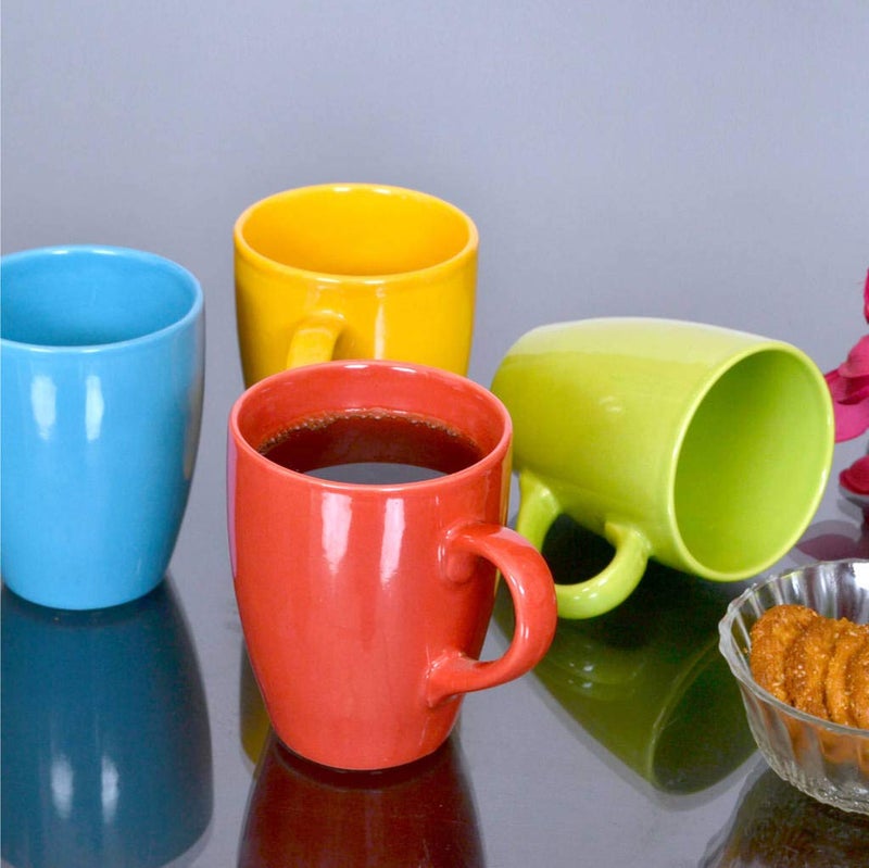 Kittens KITTENS Ceramic Coffee Mug Set of 4, Made with Food Grade Material, Handcrafted and Handpainted Design, Mugs for Daily Uses, 330ml, Multicolor - Image 2